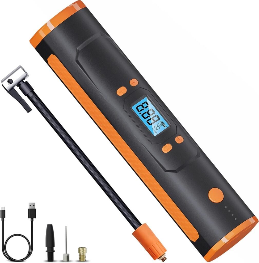 TGBOX Tire Inflator Portable Air Compressor, 150 PSI Fast Inflation Cordless, Air Pump for Car Tires with 6000mAh Rechargeable Battery, Bike Pump For Car, Bicycle, Motorcycles, Ball TGBOX Tire Inflator Portable Air Compressor, 150 PSI Fast Inflation Cordless, Air Pump for Car Tires with 6000mAh Rechargeable Battery, Bike Pump For Car, Bicycle, Motorcycles, Ball